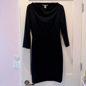 Diane von Furstenberg Cowl Neck Shift Dress